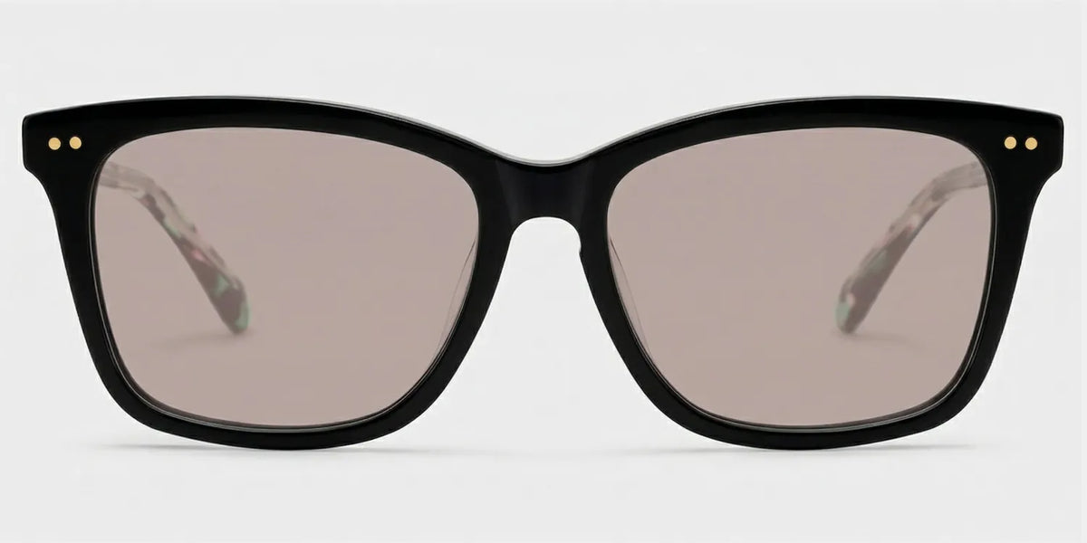 Layla Black Square Nature Eyewear for Woman | ZEELOOL
