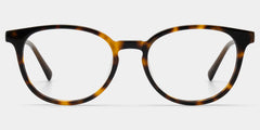Allison Auburn Eyeglasses -Tortoise Round Frames | ZEELOOL