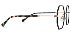 Geometric Griffith Black Frame Glasses for Sale | Zeelool