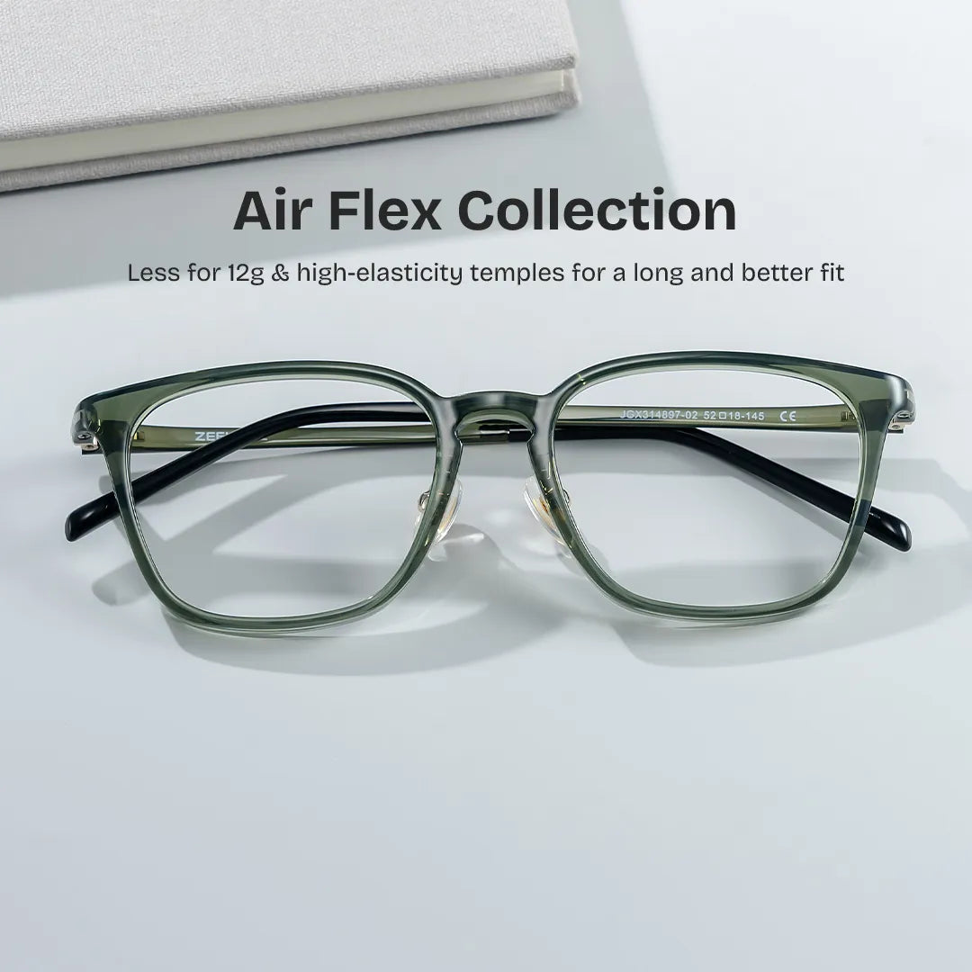 Lily Olive Green Glasses Frames for Women | ZEELOOL