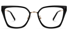 Martine Square Black Eyeglasses and Glasses Frames