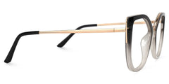 Tabrieah Cateye Gray-Black Glasses | Zeelool Glasses