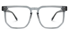 Matherne Square Clear Gray Eyeglasses | Zeelool Optical