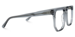 Matherne Square Clear Gray Eyeglasses | Zeelool Optical