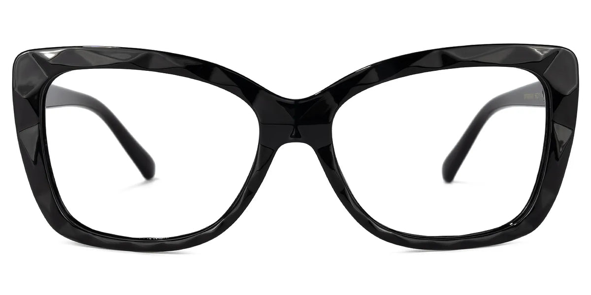 Wendell Black Cat Eye Frame Glasses | Zeelool