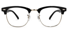 Hacker Browline Black Glasses | Zeelool Glasses