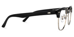 Hacker Browline Black Glasses | Zeelool Glasses