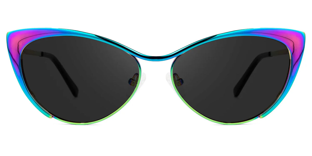 Ellen Cateye Blue-Green Sunglasses | Zeelool Glasses