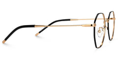Reyes Geometric Black Glasses | Zeelool Glasses